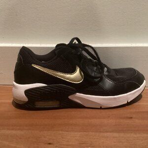 Black Nike Sneakers.  Size 4Y